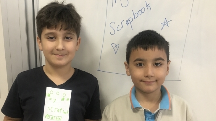 Eryaman Okyanus Koleji İlkokul Kademesi 3. Sınıf Öğrencileri Maincourse Dersinde “Scrapbook” Yapıyor
