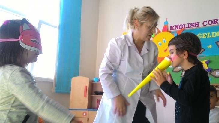Eryaman Okyanus Koleji Okul Öncesi Bölümü Bulutlar Sınıfı Türkçe Dil Etkinliğinde