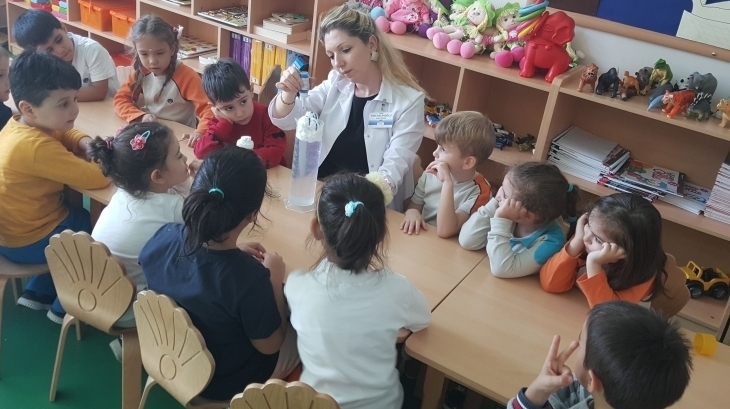 Eryaman Okyanus Koleji Okul Öncesi Bölümü Yıldızlar Sınıfı Fen ve Doğa Dersinde