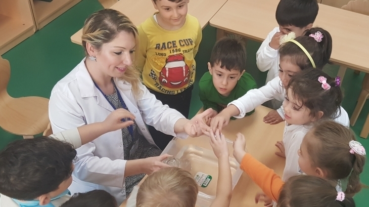 Eryaman Okyanus Koleji Okul Öncesi Bölümü Yıldızlar Sınıfı Fen ve Doğa Etkinliğinde
