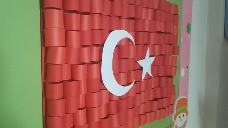 Eryaman Okyanus Koleji Okul Öncesi Bölümü Yıldızlar Sınıfı Sanat Dersinde