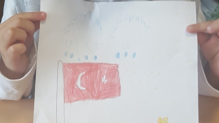 Eryaman Okyanus Koleji Okul Öncesi Bölümü Yıldızlar Sınıfı Sanat Dersinde