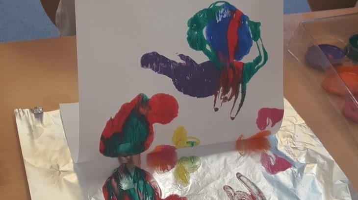 Eryaman Okyanus Koleji Okul Öncesi Bölümü Yıldızlar Sınıfı Sanat Dersinde