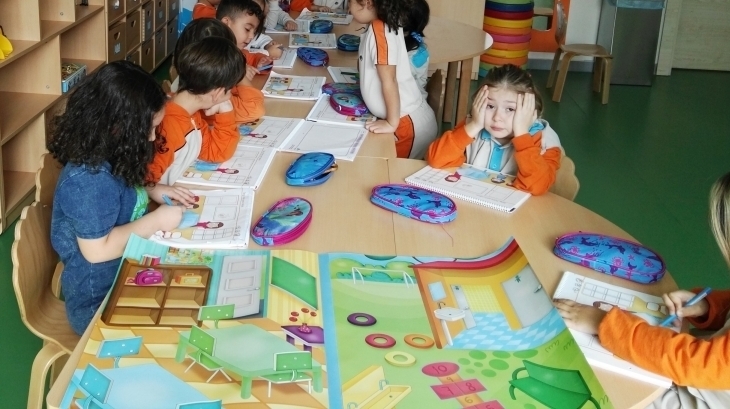 Bulutlar Sınıfı İngilizce Dersinde Malzemeleri Tanıdılar