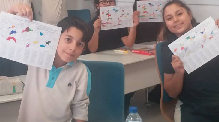 Eryaman Okyanus Koleji Ortaokul Kademesi Öğrencileri Türkiye'nin Asal Sayılar Haritasını Oluşturdu.