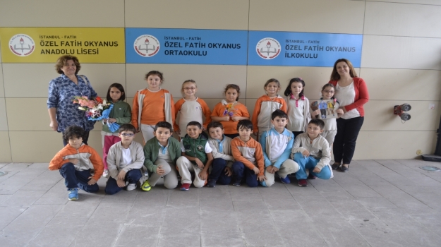 Fatih Okyanus 3-A Öğrencileri Hasta Arkadaşlarını Ziyaret Etti