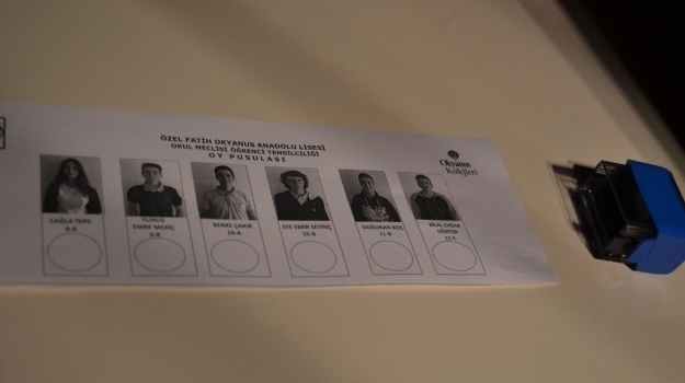 Fatih Okyanus Anadolu Lisesi Öğrencileri Başkanlık Seçimini Tamamladı