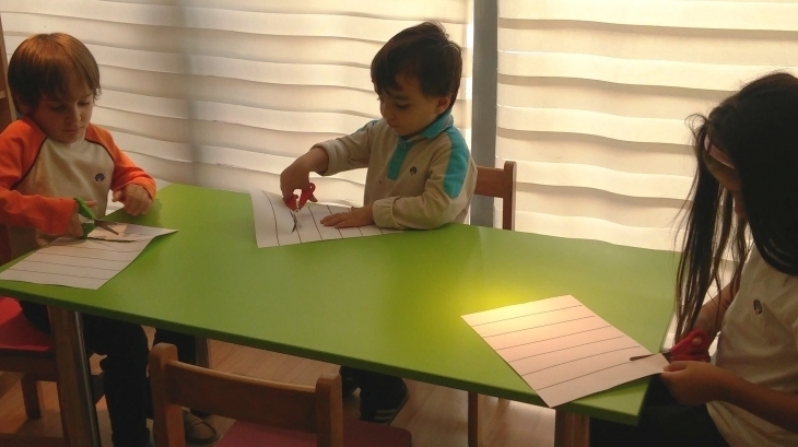 İnciler Grubu Sanat Dersinde