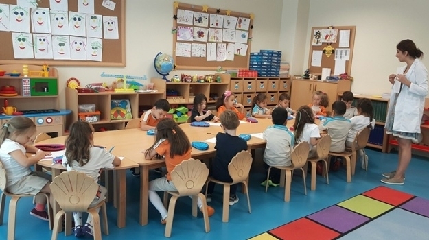 Mavişehir Gezegenler Grubu Okuma Yazmaya Hazırlık Dersinde Çizgi Çalışmalarına Başladı.