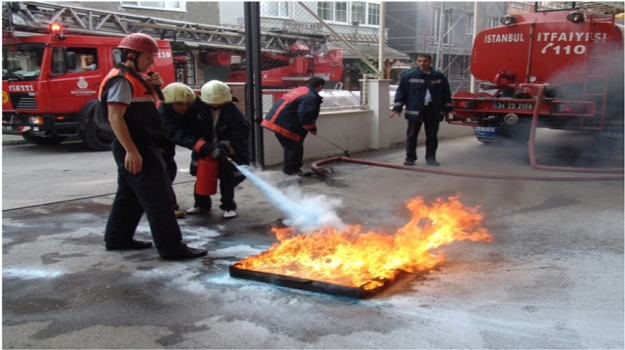 Güneşli'de Yangın Tatbikatı