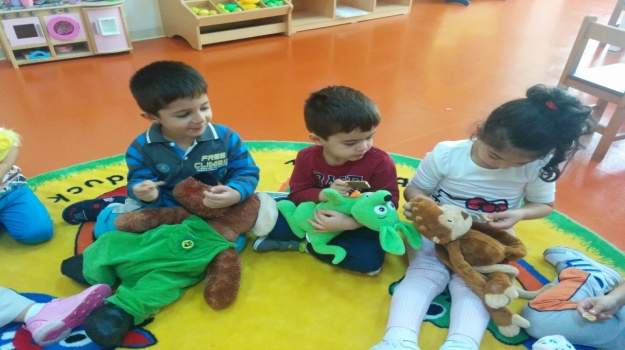 Güneşli Okul Öncesi Yunuslar Grubu Hayvanları Koruyalım Etkinliğinde