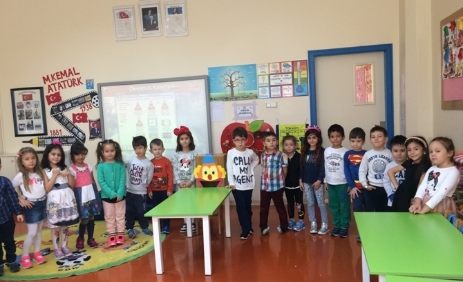 Güneşli Okyanus Koleji Okul Öncesi Gökkuşağı Grubu Oyun Etkinliğinde