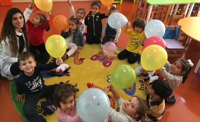 Güneşli Okyanus Koleji Okul Öncesi Balıklar Grubu  Oyun Etkinliğinde