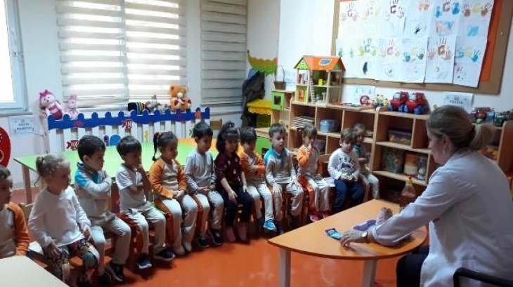 Güneşli Okyanus Koleji Okul Öncesi Çiçekler Grubu Fen ve Doğa Dersinde