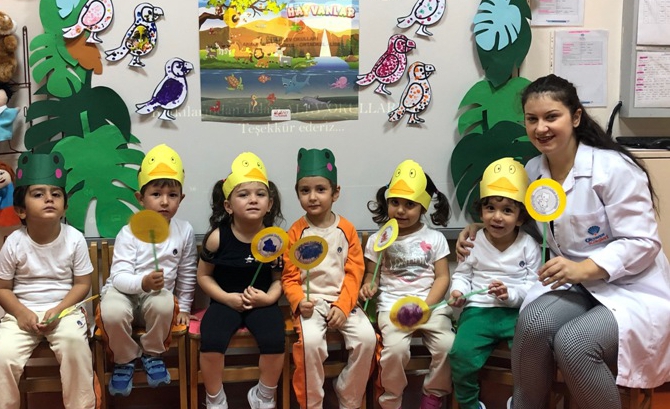 Güneşli Okyanus Koleji Okul Öncesi  Rüzgarlar Grubu Sanat Etkinliğinde