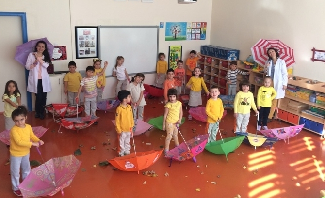 Güneşli Okyanus Koleji Okul Öncesi Yıldızlar Grubu Bilingual Dersinde