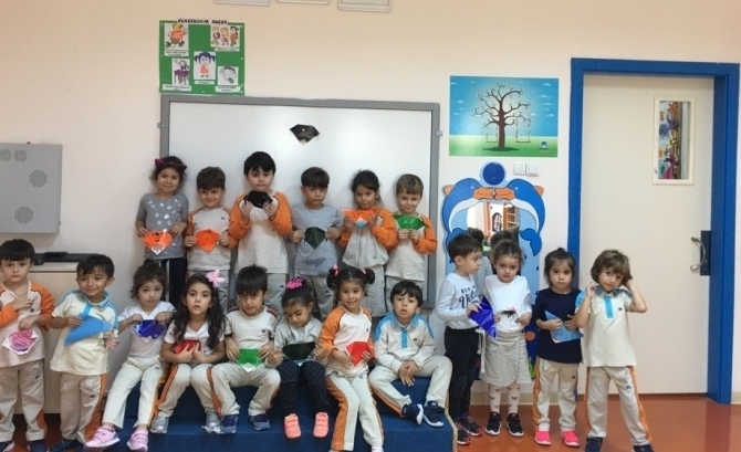 Güneşli Okyanus Koleji Okul Öncesi Yunuslar Grubu Sanat Etkinliğinde