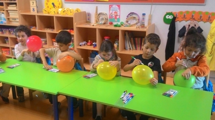 Halkalı Okul Öncesi Bulutlar Grubu Öğrencileri Oyun Dersinde