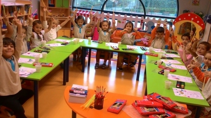 Halkalı Okul Öncesi Bulutlar Grubu Türkçe Dersinde