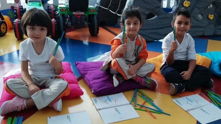 Halkalı Okul Öncesi Gökkuşağı Grubu Öğrencileri Düşünce Becerileri Etkinliğinde