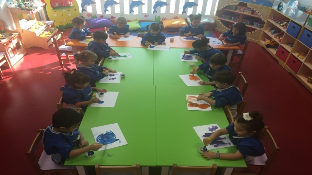 Halkalı Okyanus Koleji Okul Öncesi Ağaçlar Grubu Sanat Etkinliğinde.