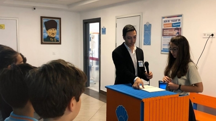 İncek Kampüsü Ortaokul Kademesi “Talk to Okyanus” Köşesi Etkinliği