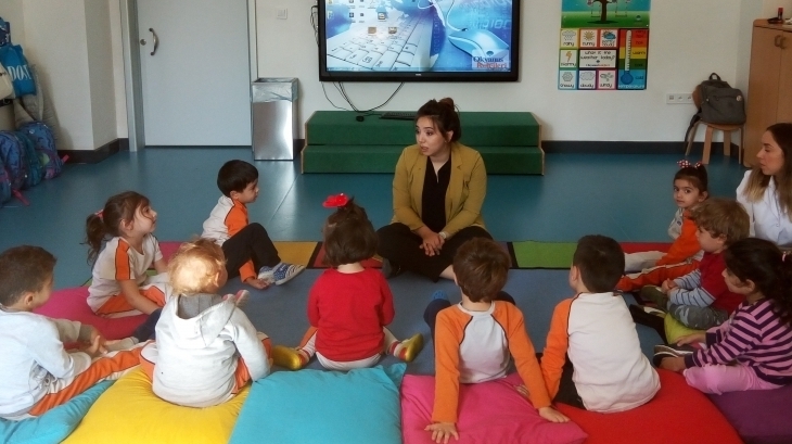 İncek Okyanus Koleji Çiçekler Sınıfı Öğencileri Mahremiyet Eğitimi Aldı