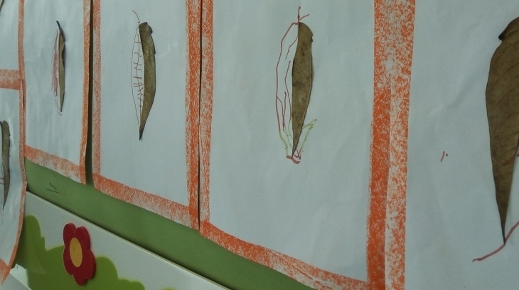 İncek Okyanus Koleji Çiçekler Sınıfı Sanat Dersinde