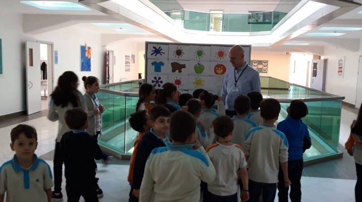 İncek Okyanus Koleji İlkokul Kademesi İngilizce Koridor Etkinliğinde