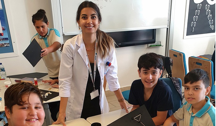 İncek Okyanus Koleji Öğrencileri Takım Yıldızları Modeli Oluşturdular