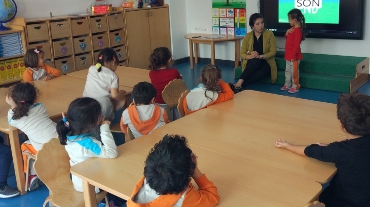 İncek Okyanus Koleji Okul Öncesi İnciler Sınıfı Mahremiyet Eğitimi Alıyorlar