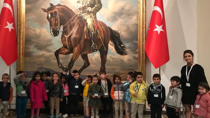 İncek Okyanus Koleji Okul Öncesi Kademesi Ata'mızın Kabri Anıtkabir'i Ziyarette Bulundu.