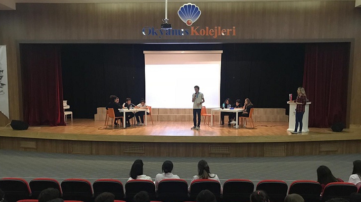 İncek Okyanus Kolejinde 9. Sınıfların Münazara Final Karşılaşması!