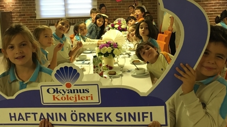 İncek Okyanus Kolejinde Haftanın Örnek Sınıfı Seçildi.