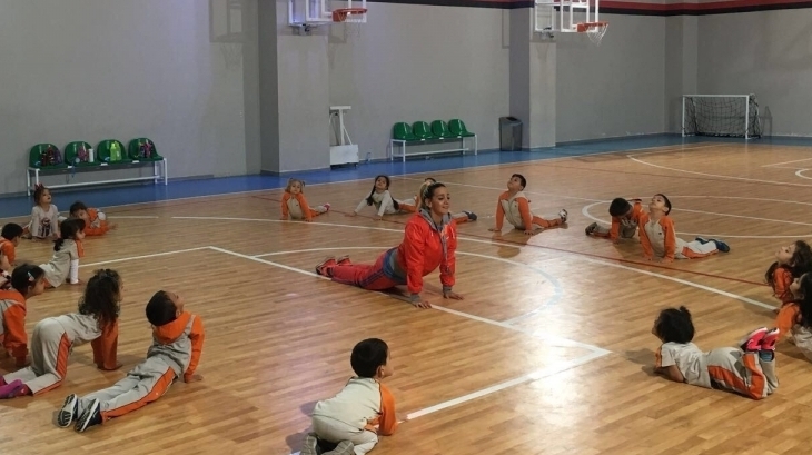 İnciler Sınıfı Beceri Koordinasyon Dersine Katılım Gösterdiler