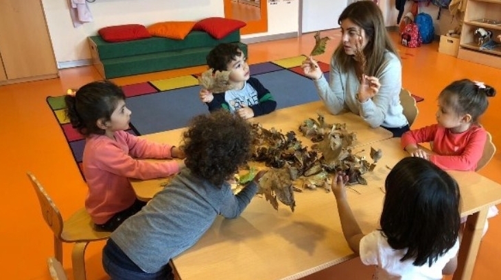 Kemerburgaz Okyanus Koleji Çiçekler Grubu Öğrencileri Art & Craft Etkinliğinde