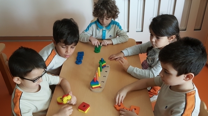Kemerburgaz Okyanus Koleji Gökkuşağı Grubu Fen ve Matematik Etkinliğinde