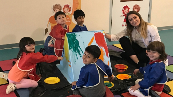 Kemerburgaz Okyanus Koleji Gökkuşağı Grubu Bütünleştirilmiş Art And Craft Ve Türkçe Dersinde