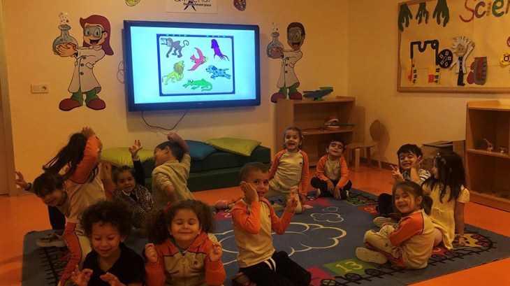 Kemerburgaz Okyanus Koleji Yunuslar Grubu Öğrencileri Fastrackids Dersinde