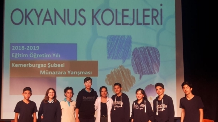 Kemerburgaz Okyanus Kolejinde Münazara Etkinliği;