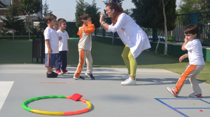 Mavişehir Okyanus Koleji Balıklar Grubu Öğrencileri İngilizce Dersinde