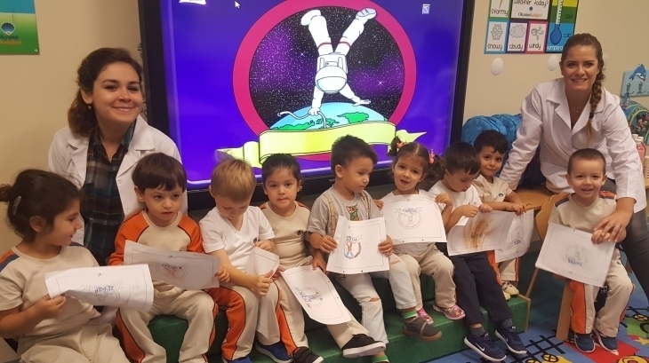 Mavişehir Okyanus Koleji Okul Öncesi Denizyıldızları Grubu Fastrackids Dersinde