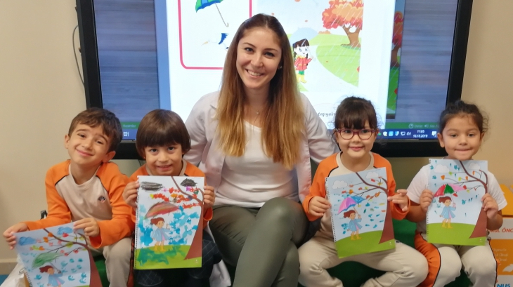 Mavişehir Okyanus Koleji Yıldızlar Grubu Öğrencileri sonbahar partisinde