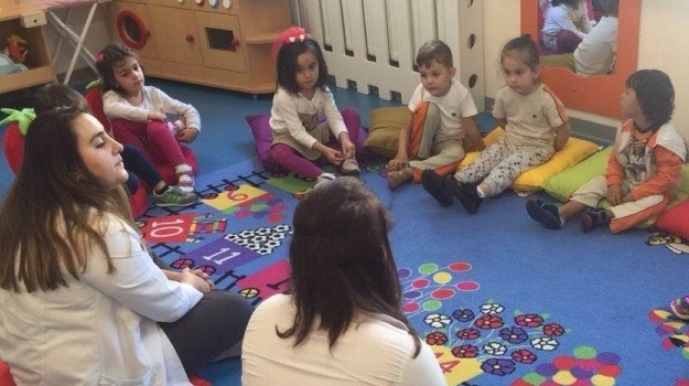 Mimaroba Okyanus Koleji Okul Öncesi Çiçekler Sınıfı Bılıngual Etkinliğinde