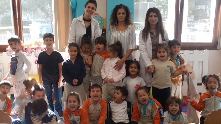 Mimarsinan Okyanus Koleji Okul Öncesi Gökkuşağı Grubu Aile Katılımı Etkinliğinde