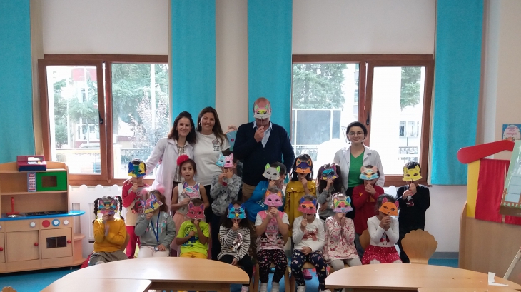 Mimarsinan Okyanus Koleji Okul Öncesi Gökkuşağı Grubu Aile Katılım Etkinliğinde