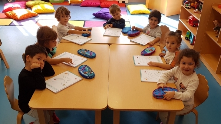 Mimarsinan Okyanus Koleji Okul Öncesi Çiçekler Grubu Okuma Yazma Etkinliğinde