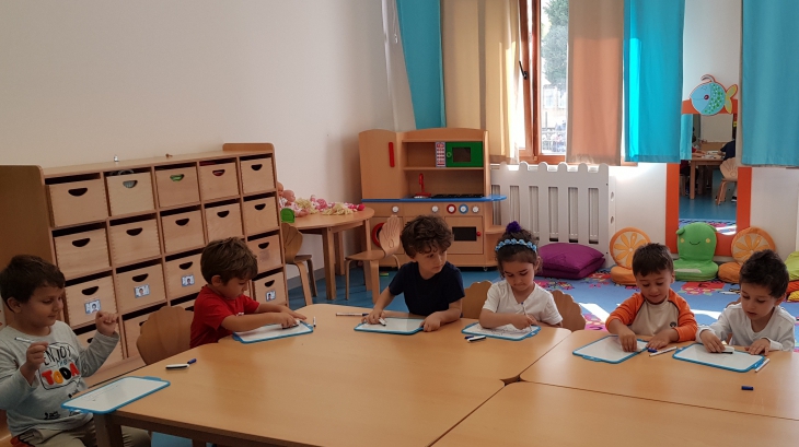 Mimarsinan Okyanus Koleji Okul Öncesi Çiçekler Grubu Sanat Etkinliğinde