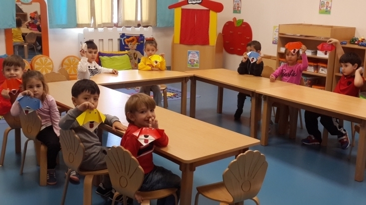 Mimarsinan Okyanus Koleji Okul Öncesi Mercanlar Grubu Sanat Etkinliğinde