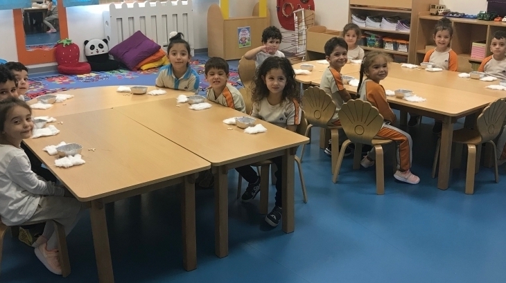 Mimarsinan Okyanus Koleji Okul Öncesi Mercanlar Grubu  Fen Doğa  Etkinliğinde